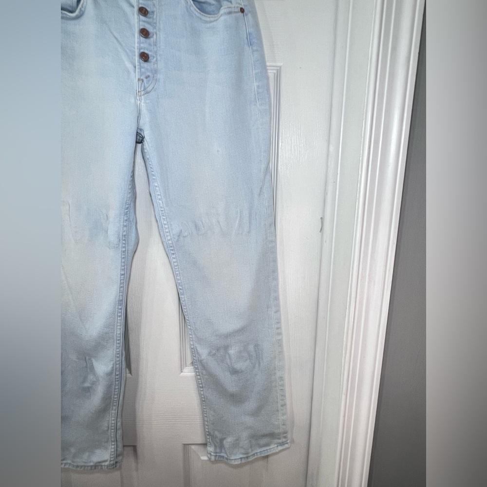 MOTHER The Pixie Tomcat Ankle Jeans in the "Pina Colada Paradise" Size 26 - Picture 3 of 15